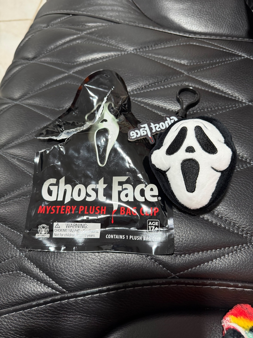 Ghost Face Classic Plush Bag Clip Keychain